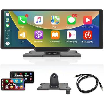 RH-W517 10.3" trådløs CarPlay / Android Auto-skjerm med FM-sender og Bluetooth-tilkobling