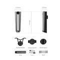 Rockbros RB02 smart baklys til sykkel - bremsesensor, 10 lysmoduser, IPX5, USB-C - svart