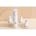 ROJECO T70 4-i-1 elektrisk trimmer til dyrepleie - neglefiler, 2 hastigheter, USB-C - hvit