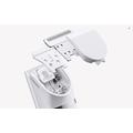 ROJECO T70 4-i-1 elektrisk trimmer til dyrepleie - neglefiler, 2 hastigheter, USB-C - hvit