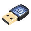 RTL60C Bluetooth 6.0 Mini USB-adapter for Windows - svart