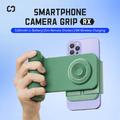 RX01-B Bluetooth Selfie-grep med trådløs lading og fjernutløser - 15W MagSafe-kompatibel - grønn