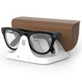 Ray-Ban Meta AI-briller Gen 1/Gen 2 AMVR CD3 magnetisk 2-i-1 hurtigladestasjon - hvit