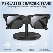 Ray-Ban Meta Wayfarer/Skyler/Headliner/Oakley HSTN ladestativ - Svart