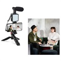 Vlogging Kit for Livestreaming KIT-01LM (Åpen Emballasje - Tilfredsstillende) - Svart