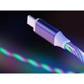 Reekin LED Flytende RGB MicroUSB-kabel - 1m, 2A