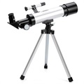 Brytende Teleskop med Stativ for Nybegynnere - 90x, 50mm, 390mm