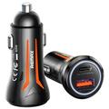 Remax CC05 54W Car Charger - USB, Type-C - Black