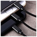 Remax Gition 3-in-1 USB-kabel - Lightning, Type-C, MicroUSB