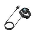 Erstatningsladekabel for Fitbit Versa 4/Versa 3/Sense/Sense 2/Ace LTE - Svart