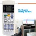 Erstatningsfjernkontroll for Panasonic A75C3706 klimaanlegg