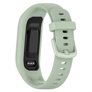 Garmin Vivosmart 5 Erstatnings Silikonstropp med Integrert Ramme - Lys grønn