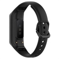 Samsung Galaxy Fit 2 Erstatnings Silikonstropp med Integrert Ramme - Svart
