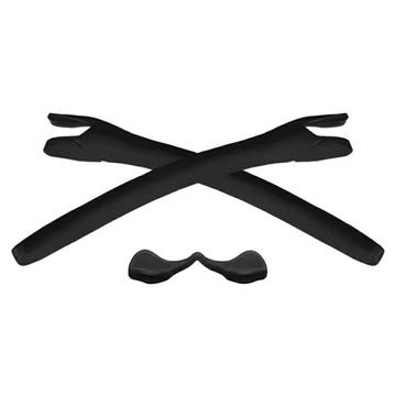 Erstatningsstenger og neseputer til Oakley Radar-solbriller - svart