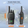 Retevis H777H utendørs walkie talkie med skjult skjerm - svart