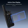 Retevis RT668H Walkie Talkies med skjult skjerm - svart