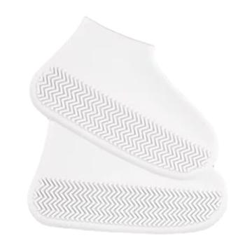 Gjenbrukbare, vanntette skoovertrekk i silikon - størrelse L