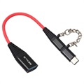 Rexus 2-i-1 USB 2.0 / USB-C og MicroUSB OTG Kabeladapter