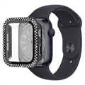Apple Watch Series 7 Deksel med Skjermbeskytter i Herdet Glass - 45mm - Svart
