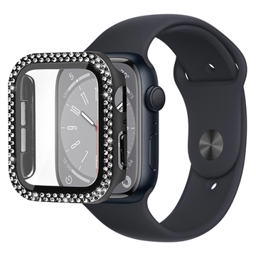 Rhinestone Dekorative Apple Watch Series 9/8/7 Deksel med Skjermbeskytter - 41mm