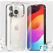 iPhone 15 Pro Max Ringke Air Glitter TPU-deksel - Gjennomsiktig