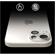 iPhone 15/15 Plus Ringke Kamera Linse Beskyttelse Herdet Glass - 2 Stk.