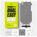 Samsung Galaxy S23 Ultra 5G Ringke Dual Easy Wing Skjermbeskytter - Privacy