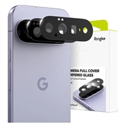 Google Pixel 11 Ringke Heldekkende kameralinsebeskytter - 2 stk. - Svart