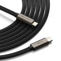 Ringke USB 3.2 Type-C-kabel PD240W - 2m - Svart