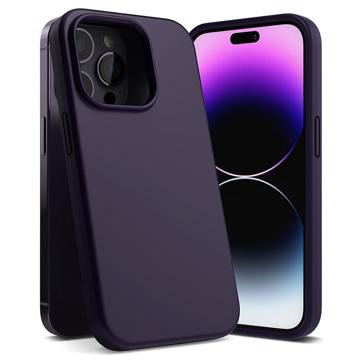 Ringke iPhone 14 Pro Liquid Silikondeksel - Mørk lilla