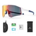 Rockbros SP297 polariserte sykkelbriller UV400 - hvit / oransje