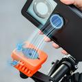 Rockbros vanntett magnetisk telefonholder for sykkel og elsykkel - 4.7"-6.9" - oransje
