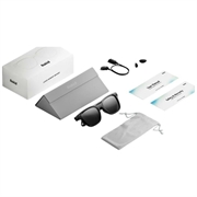 Rokid AI-briller – 4K-kamera, Snapdragon AR1, Wi-Fi 6, stemmestyring – svart