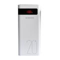 Romoss Sense 6PS+ strømbank  20000mAh - USB-C, 2xUSB-A - Hvit
