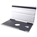 Samsung Galaxy Tab A 10.5 Roterende Folio-etui - Hvit