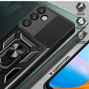 Samsung Galaxy A57 Hybrid-deksel med Roterende Ring med Kameraskjold