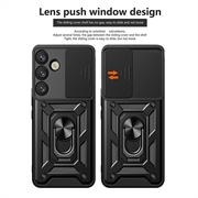 Samsung Galaxy A57 Hybrid-deksel med Roterende Ring med Kameraskjold