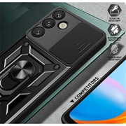 Samsung Galaxy S26 Hybrid-deksel med Roterende Ring med Kameraskjold