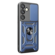 Samsung Galaxy S26 Hybrid-deksel med Roterende Ring med Kameraskjold