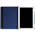 Huawei MediaPad M3 Lite 10 Roterende Smart Folio-etui - Mørkeblå