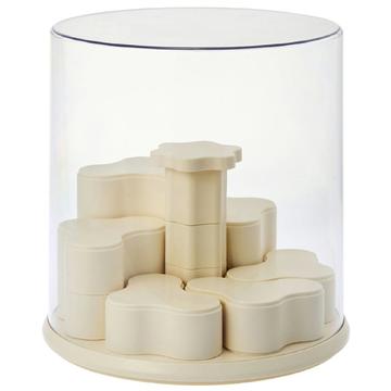 Roterende displaystativ med flere nivåer for Labubu minifigurer