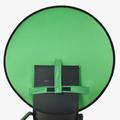 Rund Green Screen fotobakgrunn for stol - 75cm