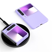 Huawei Pura X Gummiert Plastdeksel - Lilla