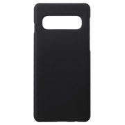 Samsung Galaxy S10 Gummiert Plastdeksel - Svart