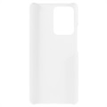 Xiaomi 11T/11T Pro Gummiert Plast Deksel - Hvit
