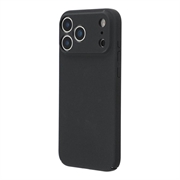 iPhone 18 Pro Max Gummiert Plastdeksel - Svart