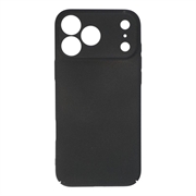 iPhone 18 Pro Max Gummiert Plastdeksel - Svart