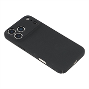 iPhone 18 Pro Max Gummiert Plastdeksel - Svart