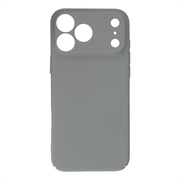 iPhone 18 Pro Max Gummiert Plastdeksel - Lysegrå