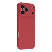 iPhone 18 Pro Max Gummiert Plastdeksel - Rød
